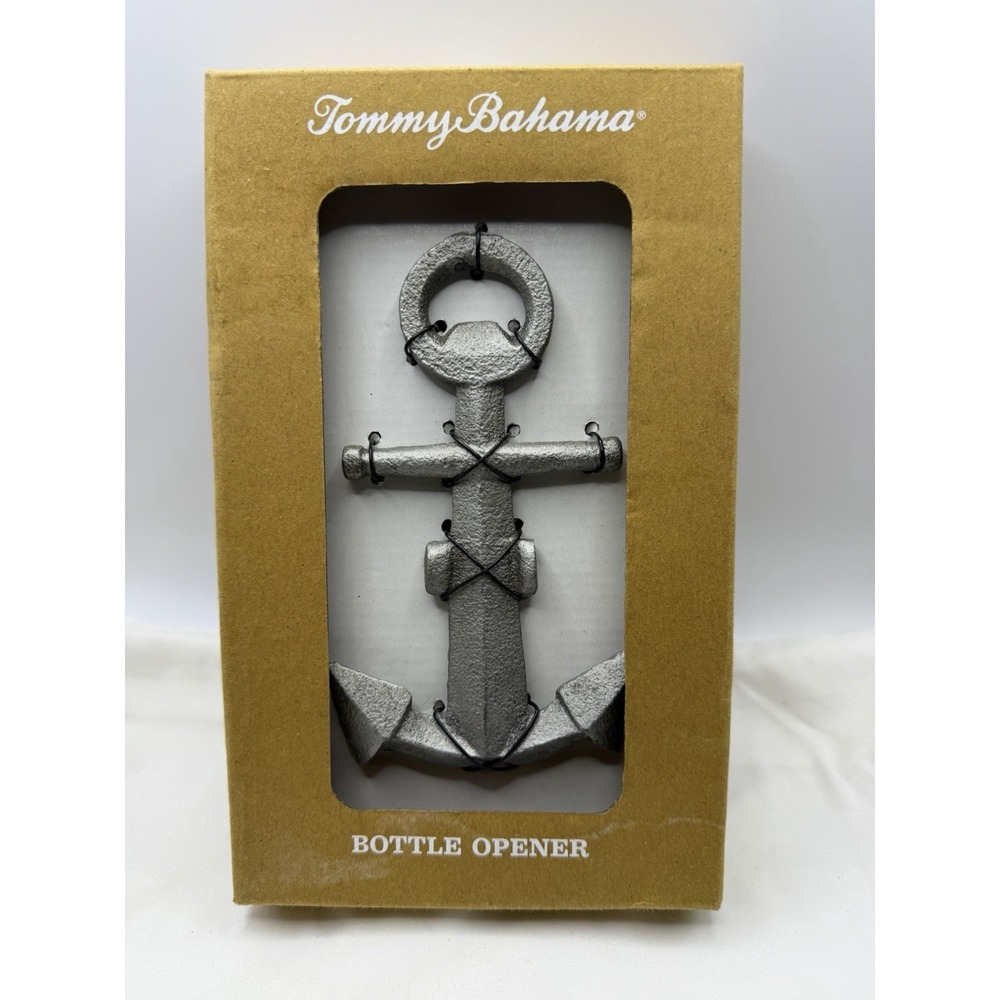 Tommy Bahama Coastal Anchor Bottle Opener Cast Iron Handheld NEW in Box